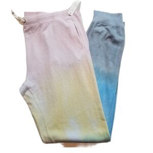 Theo‎ & Spence Rainbow Ombre Sweat Pants Sz 2X